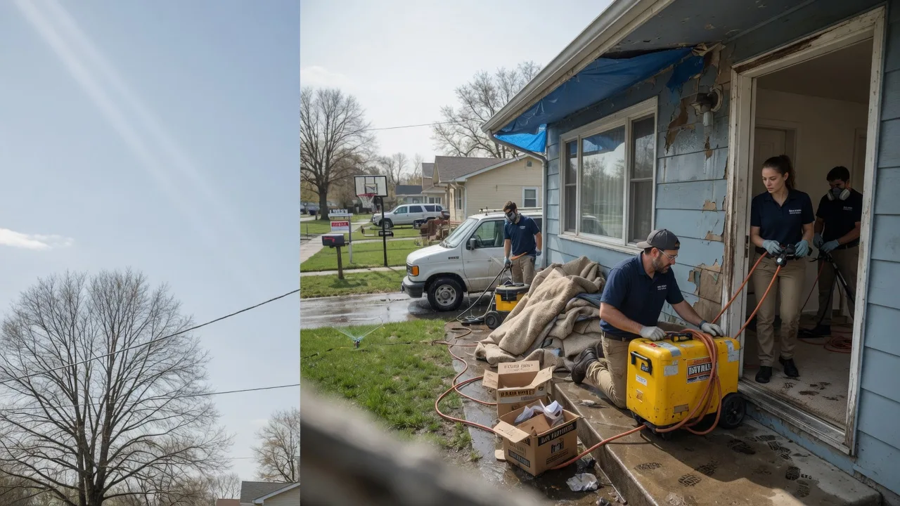 Basement Flood Cleanup in Martinsville, VA near me